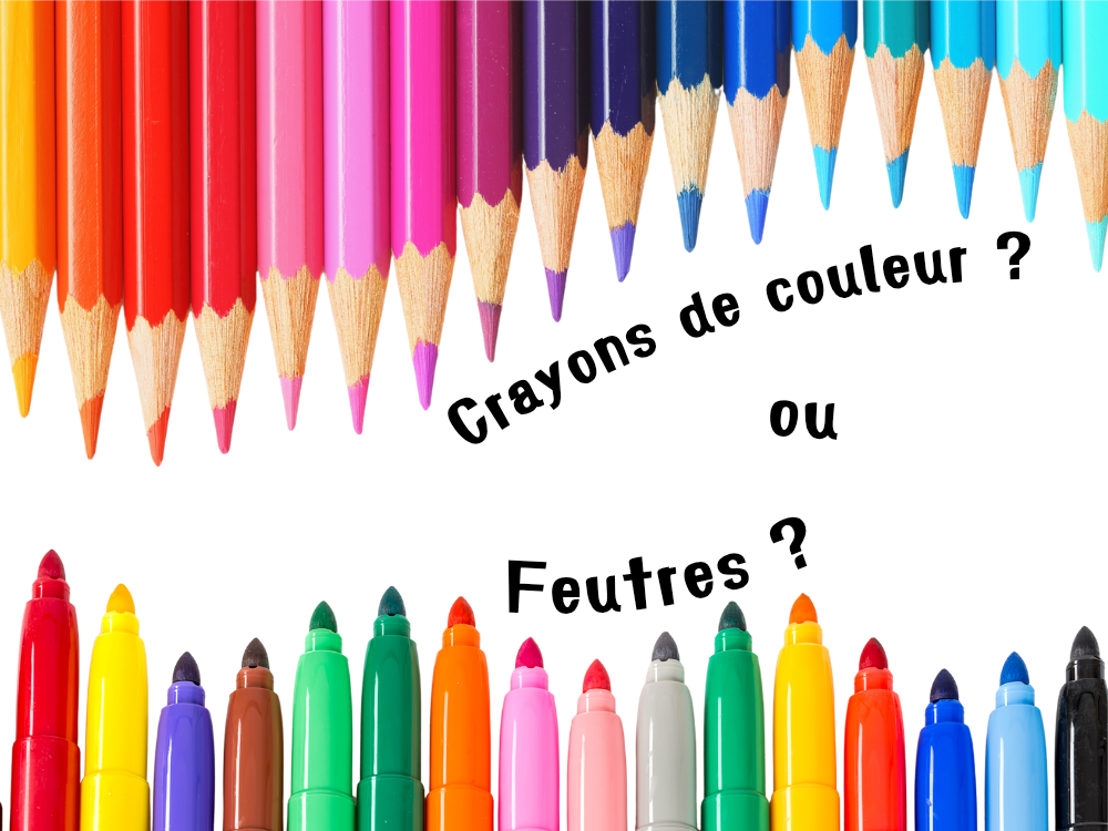  Crayons de couleur ou feutres : que choisir pour son enfant ?