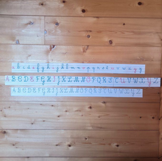 PDF Frise alphabet lettres cursives