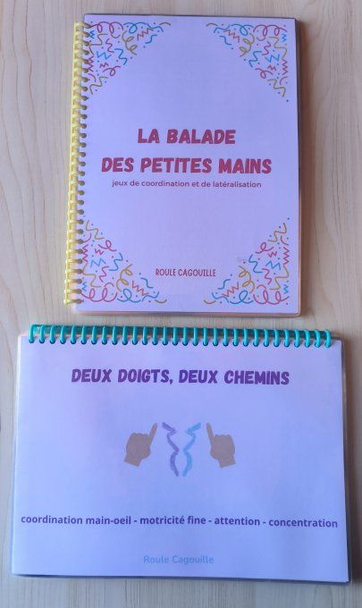 Commande pour Sandra -2 liv. prêts à l'emploi: Deux doigts,deux chemins+La balade des petites mains