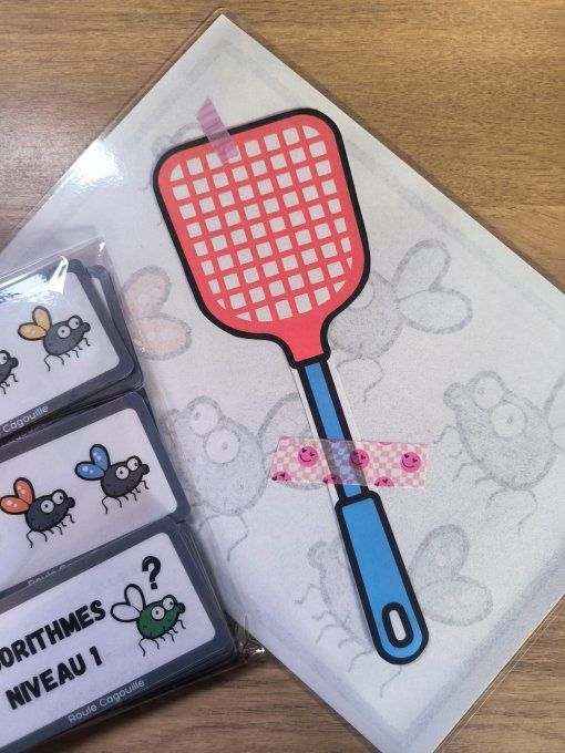 Jeu de discrimination visuelle la mouche - prêt à l'emploi
