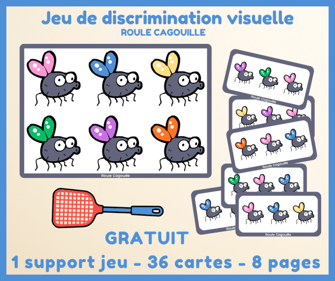 PDF - Jeu de discrimination visuelle mouche 