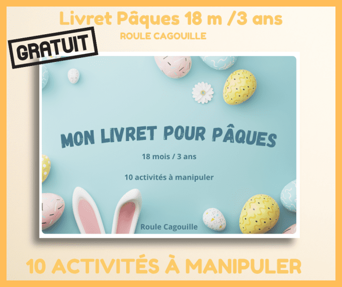 PDF - 10 activités 18 mois / 3 ans pour Pâques 
