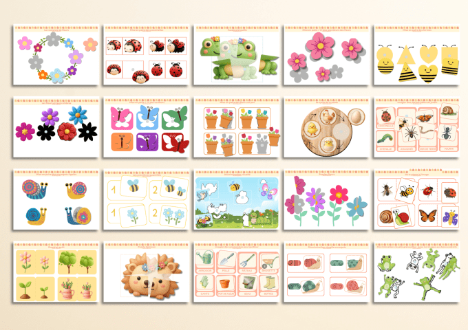 PDF - 20 activités du printemps dès 18 mois 