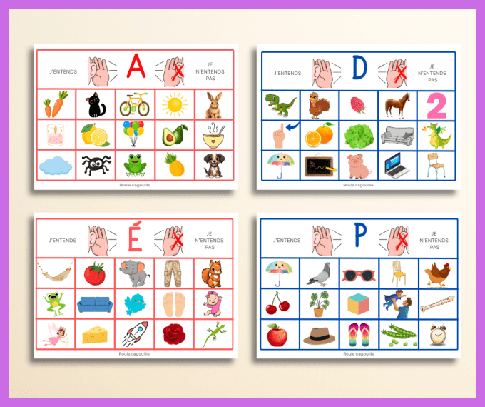 PDF 26 Planches j'entends/ je n'entends pas 