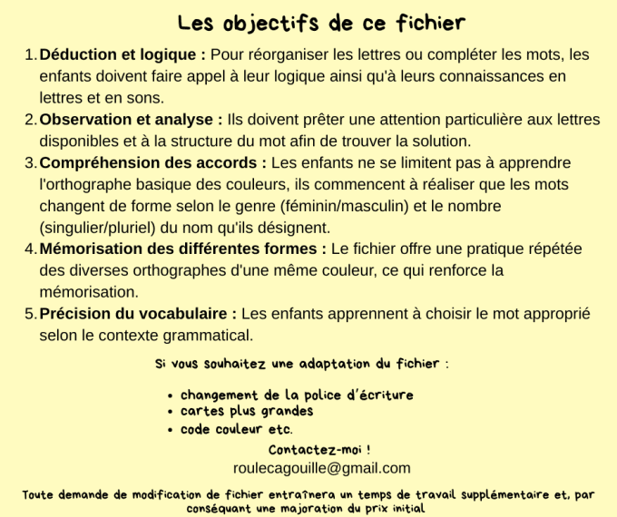 assembler les lettres pour former des mots