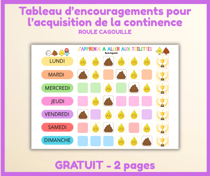 PDF - Tableau d'encouragements pour l'acquisition de la continence