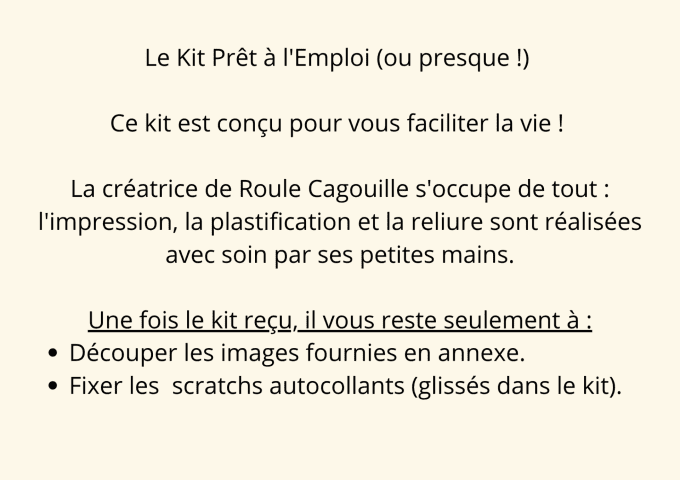 kit livret été 3/4ans