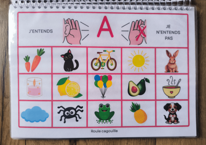 Kit livret j'entends/ je n'entends pas