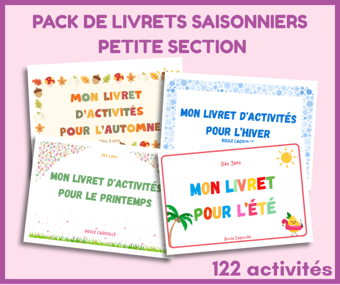 PDF 4 livrets saisonniers 122 activités - clés en main