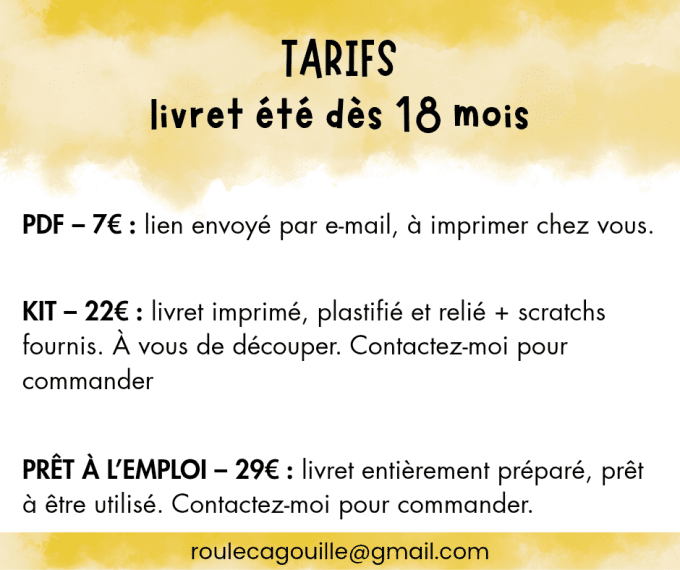 PDF - Livret été 20 activités dès 18 mois