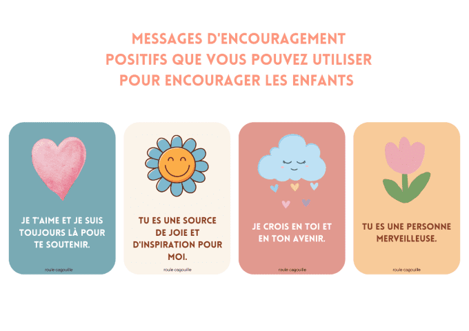 Messages d'encouragement positifs