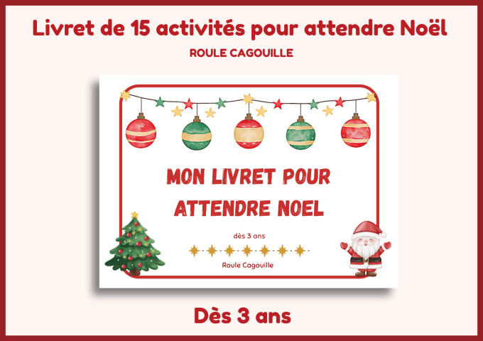 PDF 15 activités pour attendre Noël dès 3 ans 