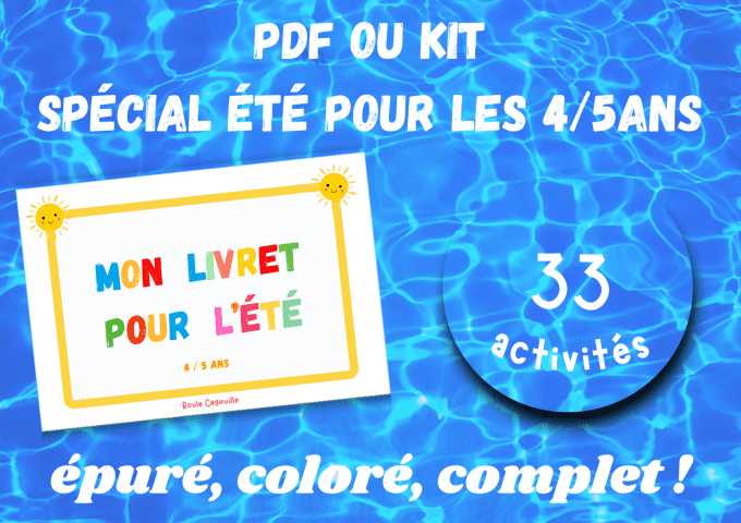 Livret été - 4 / 5 ans 