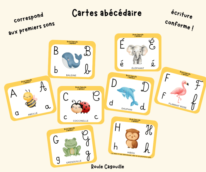 cartes abécédaire