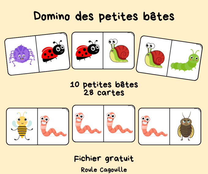 domino des petites bêtes