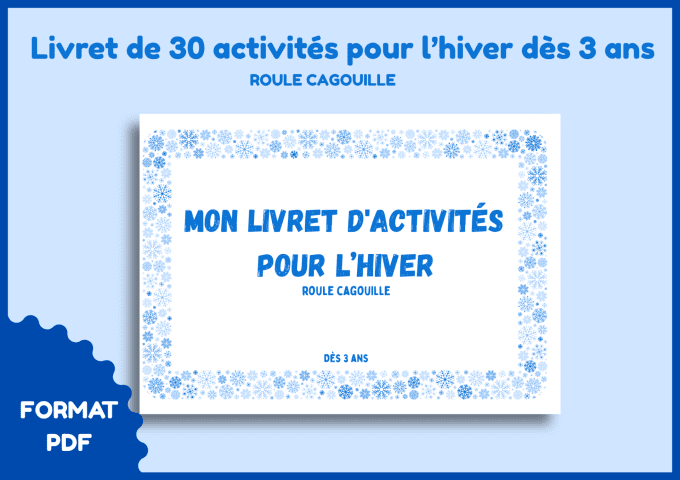 PDF Livret de 30 activités pour l'hiver dès 3 ans