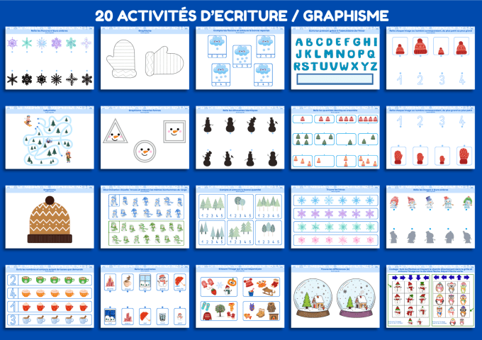 PDF Livret de 30 activités pour l'hiver dès 3 ans