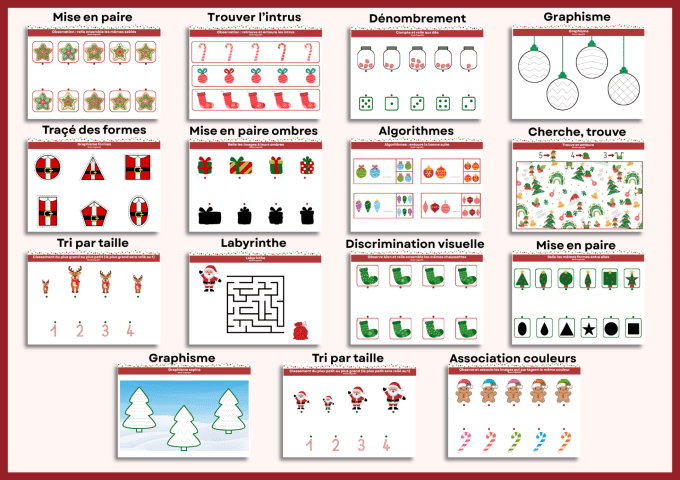 PDF 15 activités pour attendre Noël dès 3 ans 