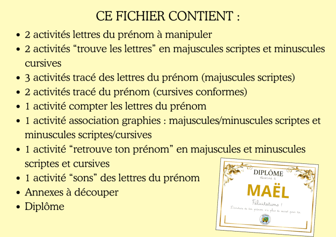 Fichier prénom Maël