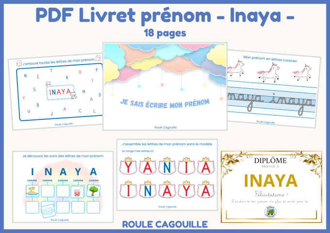 PDF livret prénom INAYA