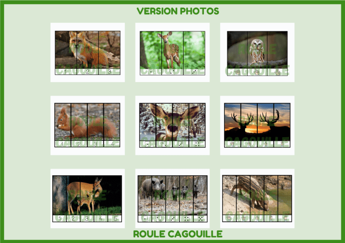 Puzzles numériques la forêt