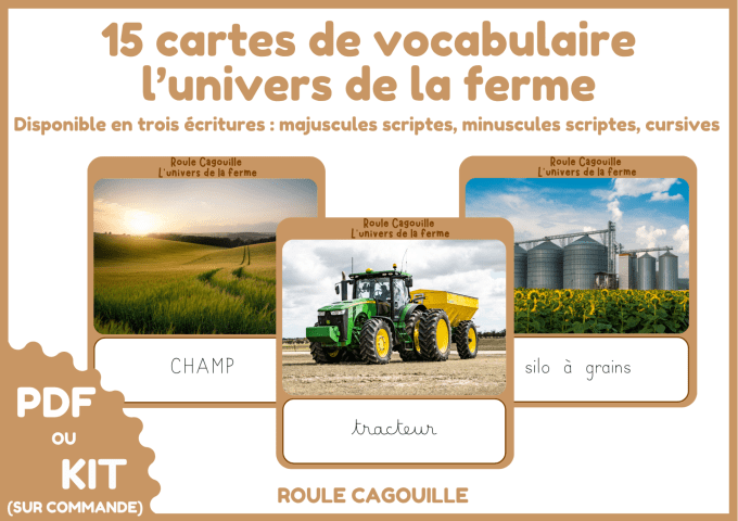  l'univers de la ferme