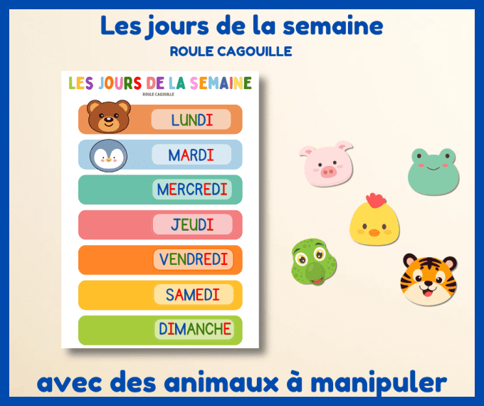 PDF - affichage des jours de la semaine