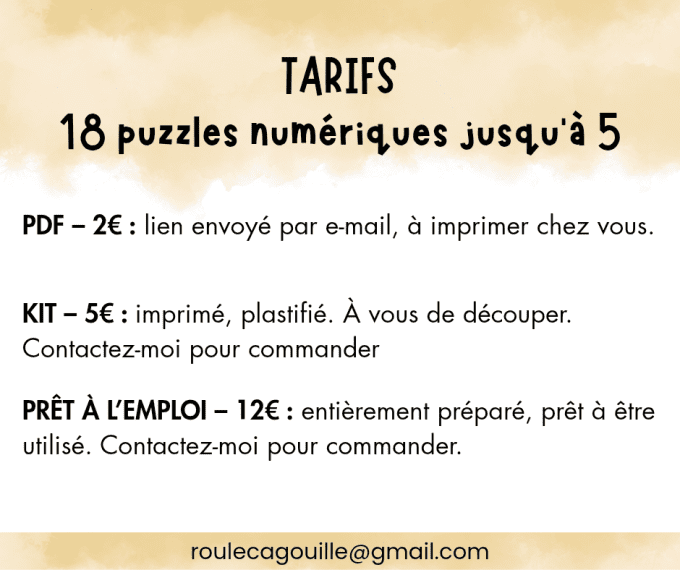 PDF - 18 puzzles numériques progressifs