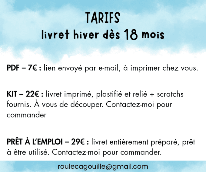 PDF livret de 20 activités pour l'hiver dès 18 mois