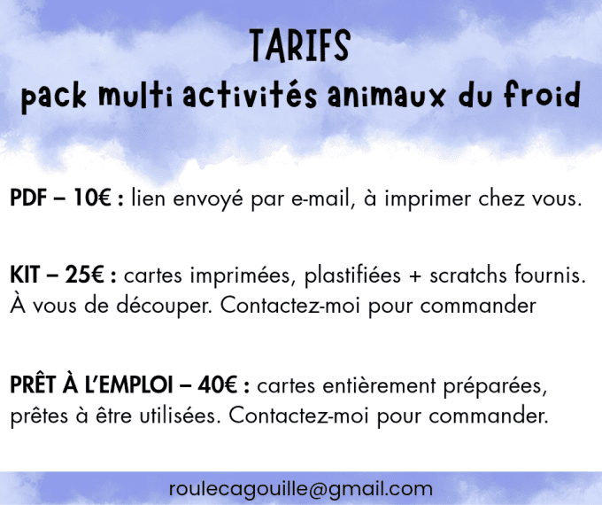 PDF – Pack “Animaux du froid” | 50 pages d’activités  dès 3 ans