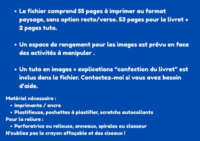PDF livret de 20 activités pour l'hiver dès 18 mois