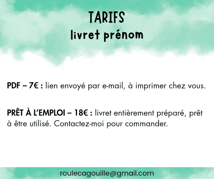 PDF livret prénom MAËL